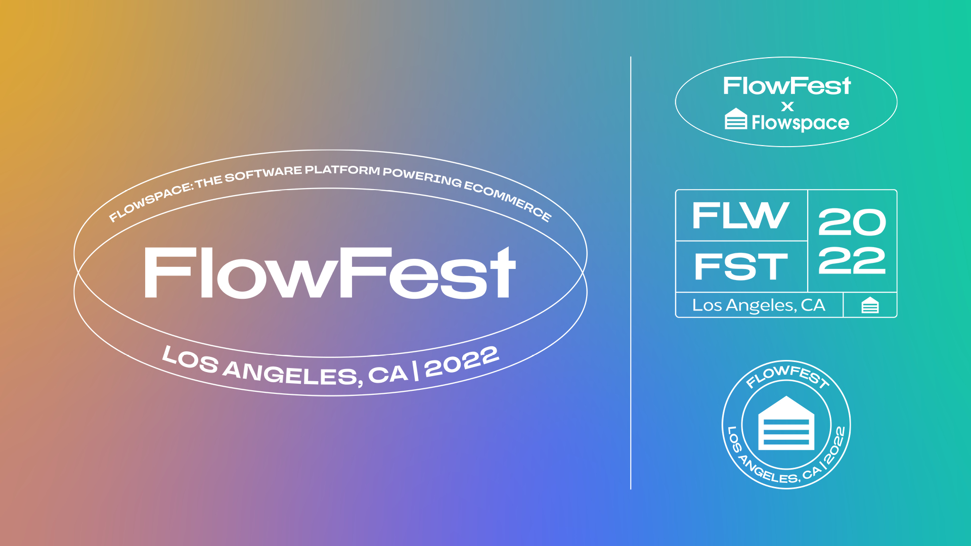 FlowFest logos and alternates