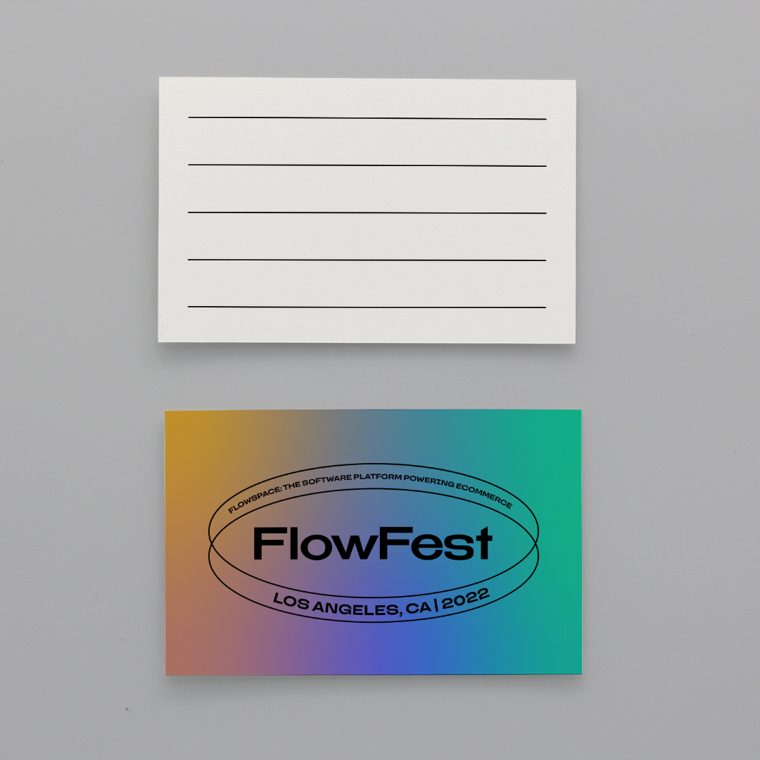 FlowFest postcard