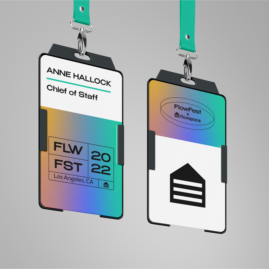 FlowFest ID cards
