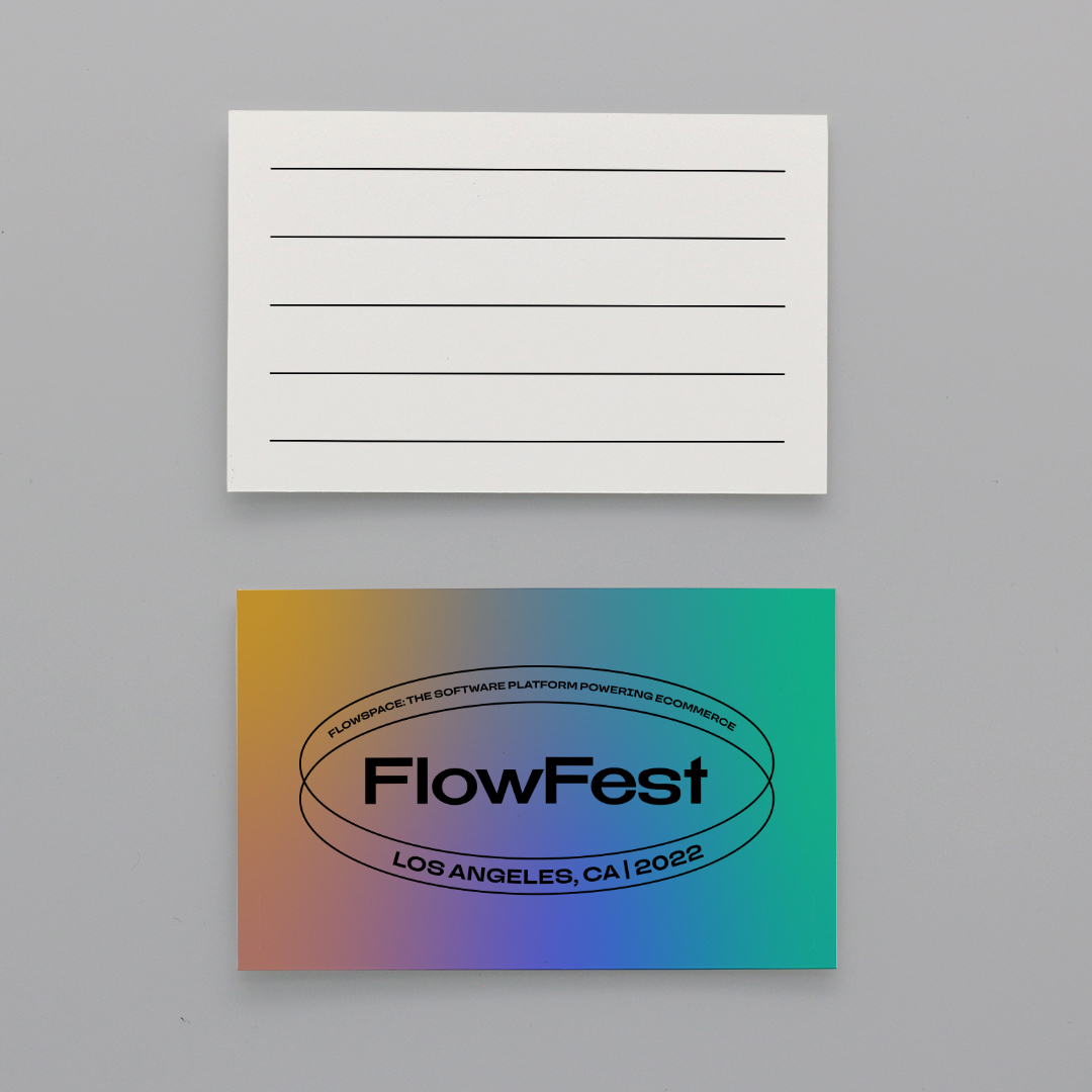 FlowFest postcard