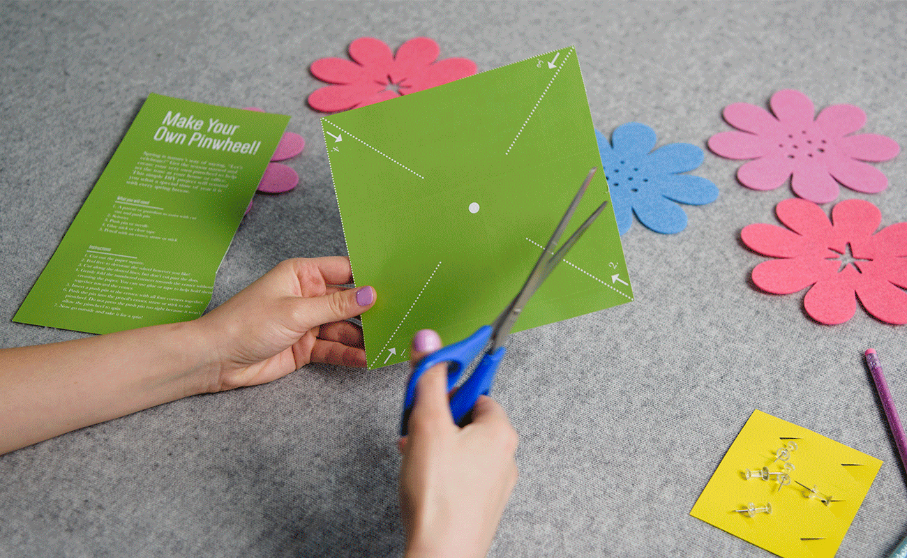 Pinwheel construction