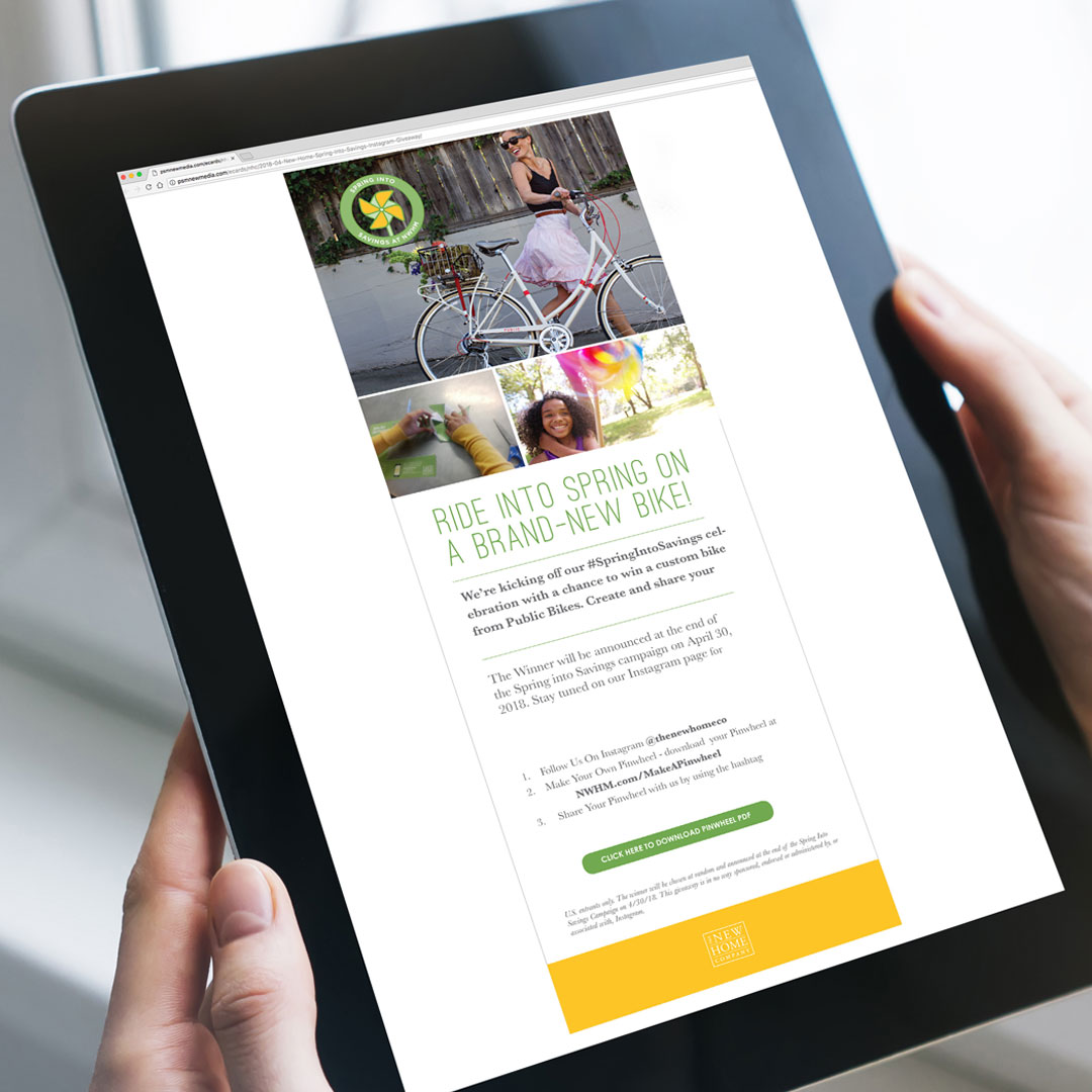 Spring Into Savings & PUBLIC Bikes collaborations e-card